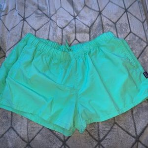 Mint Green Patagonia Shorts